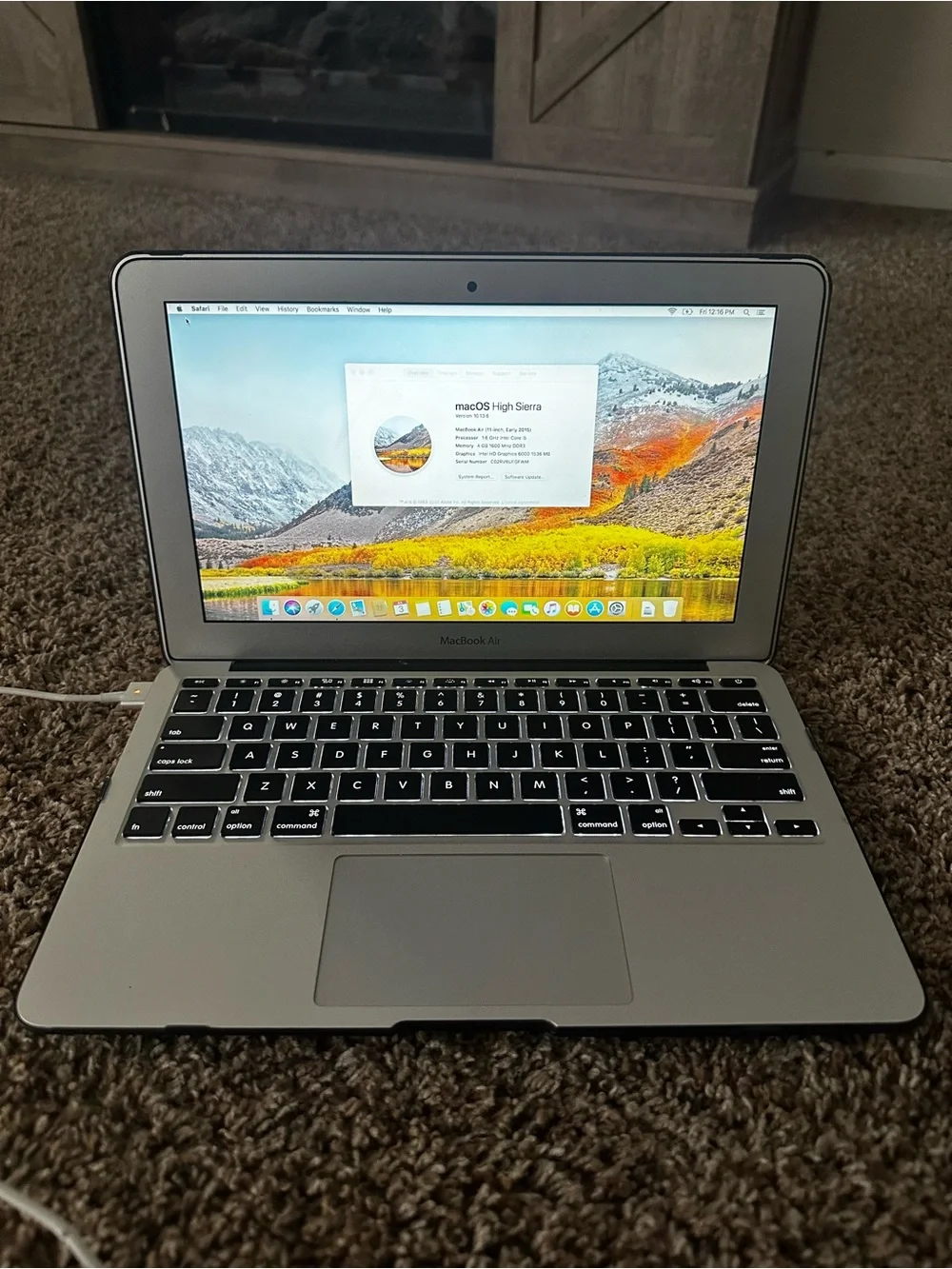 Apple MacBook Air Silver with Backlit Keyboard